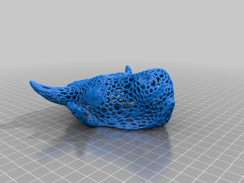Wireframe Cow Head