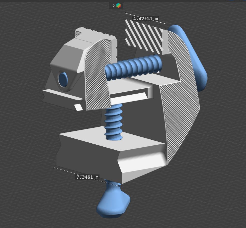 Miniatura 4 do modelo 3D Bench vice « strong »