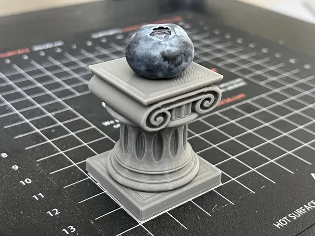 Mini Ionic Column - Tiny Object Display Podium