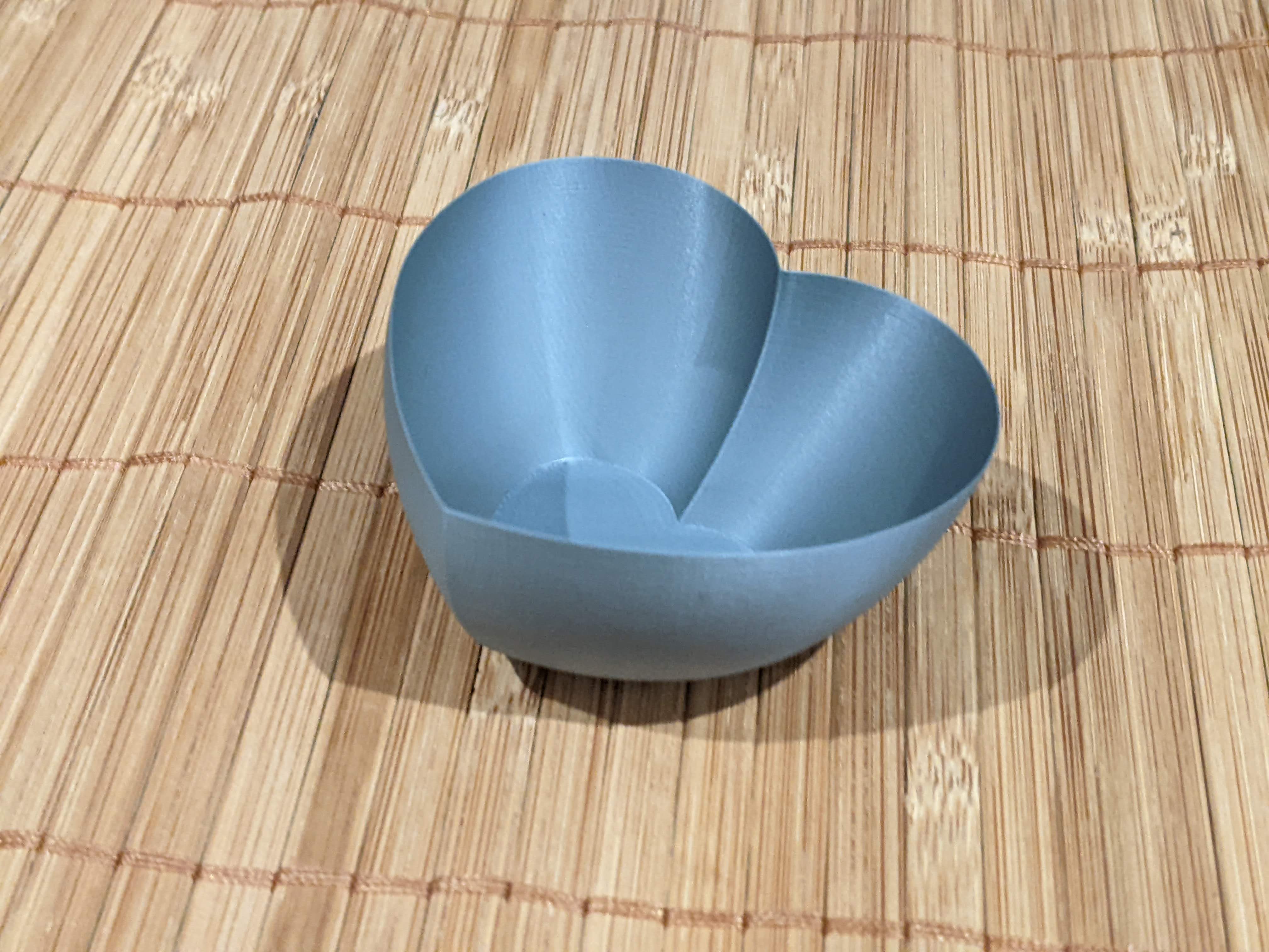 Heart Shaped Bowls 3 Sizes, Nestable by Lothar Creative Design
