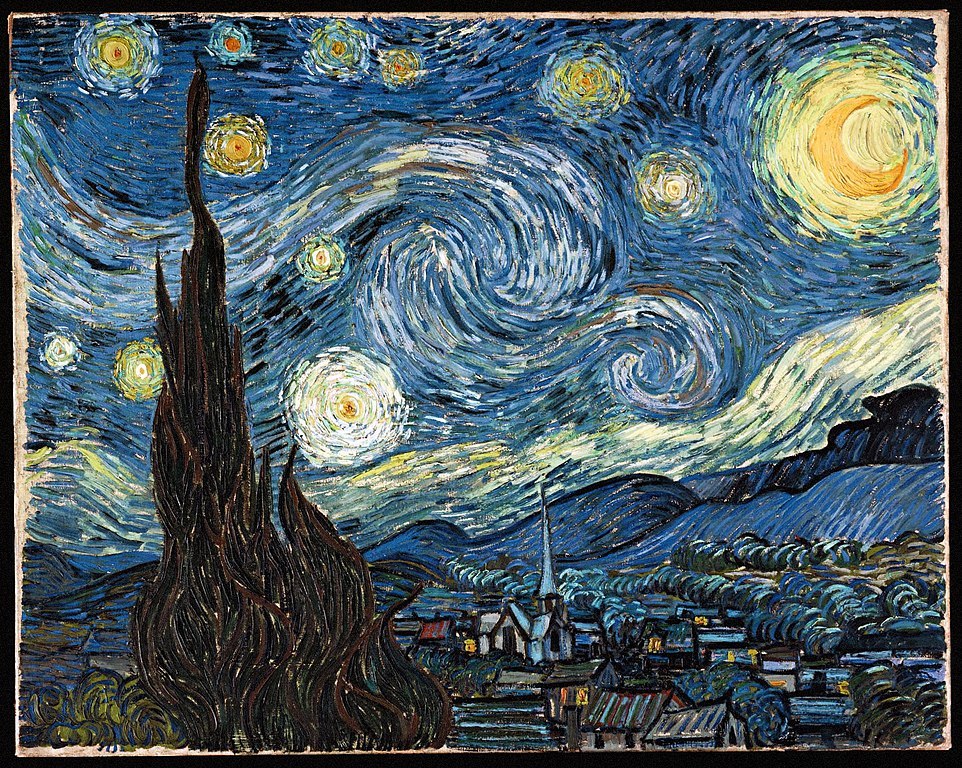 starry night by vincent van gogh