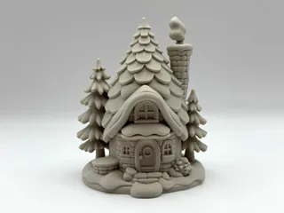 Winter Pinetree House