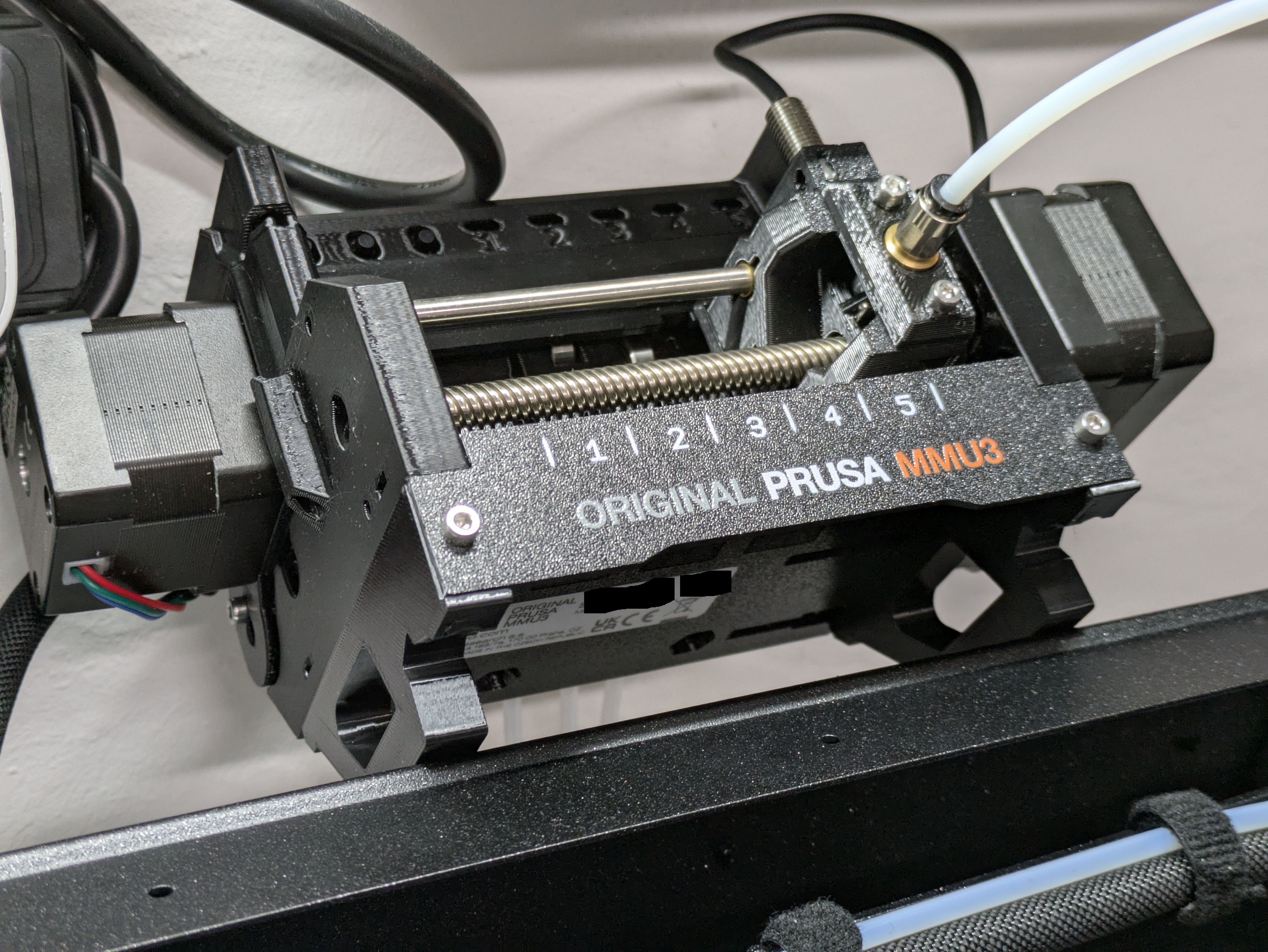 Prusa MMU3 Core One frame holder