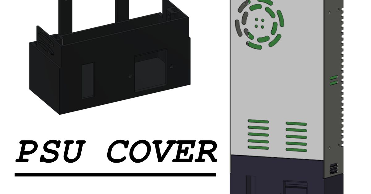 Standalone Power Supply Cover by JGFTW Download free STL model
