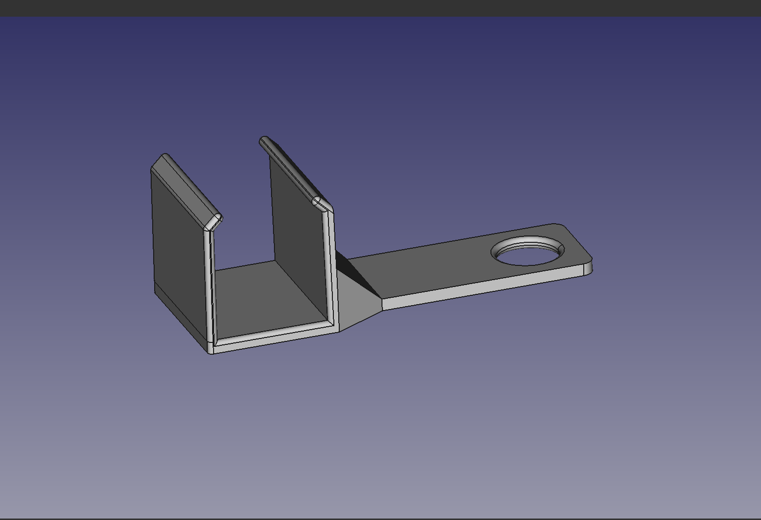 Anycubic Kobra Filament Guide - Snap On - Parametric