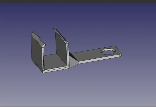 Anycubic Kobra Filament Guide - Snap On - Parametric