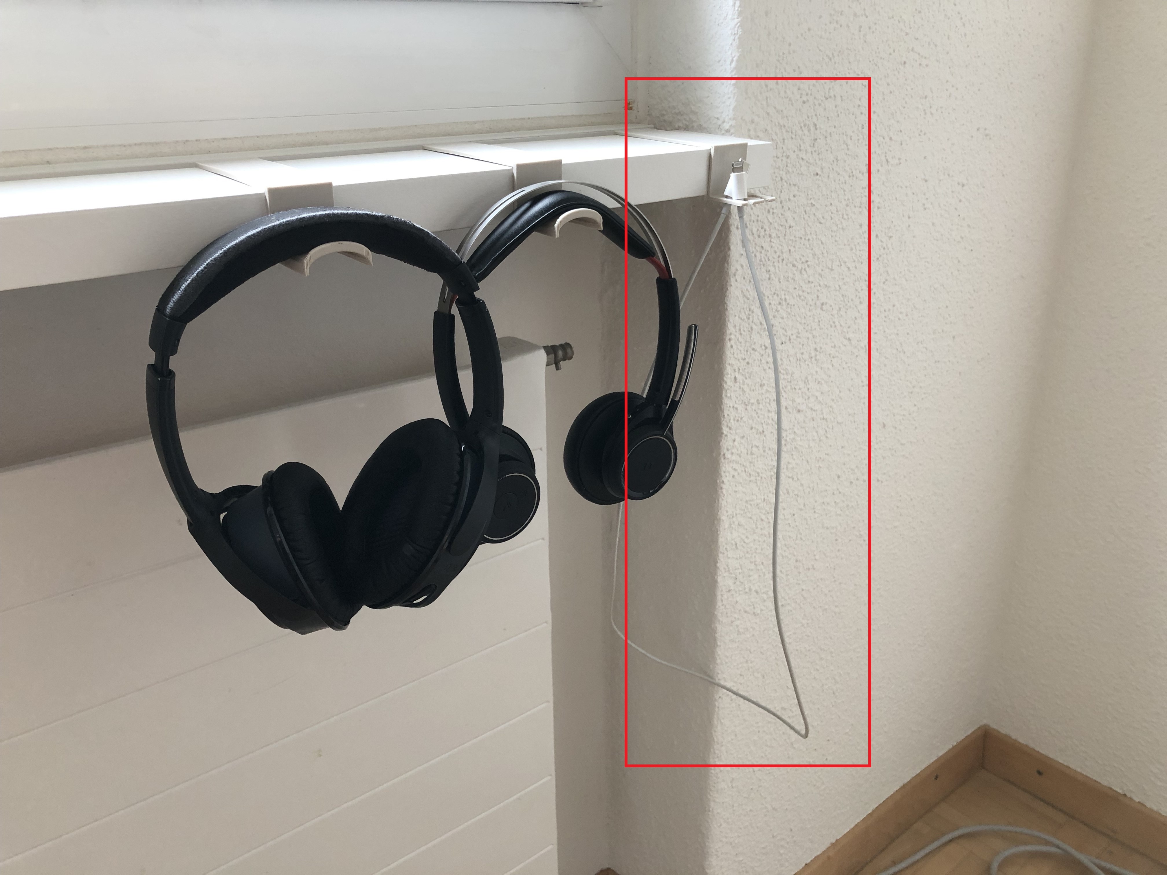 Window Sill Cable holder