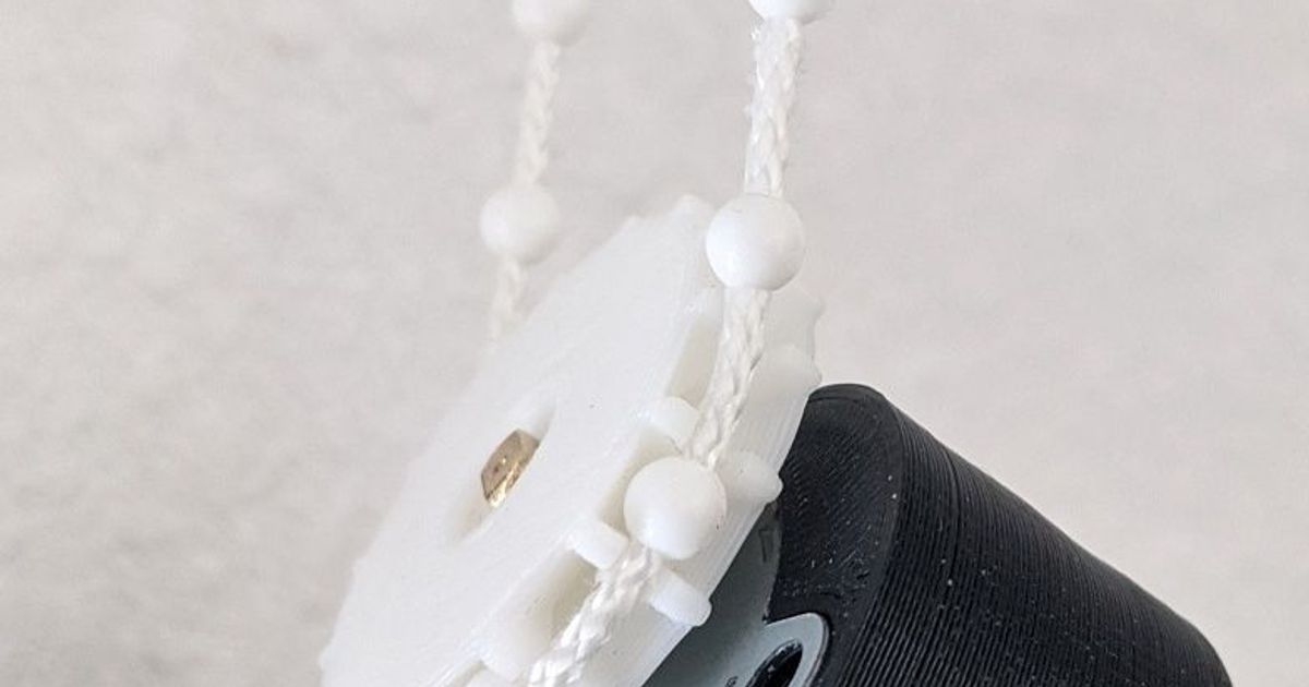 Ball chain pulley 24 deg by 8jack Download free STL model