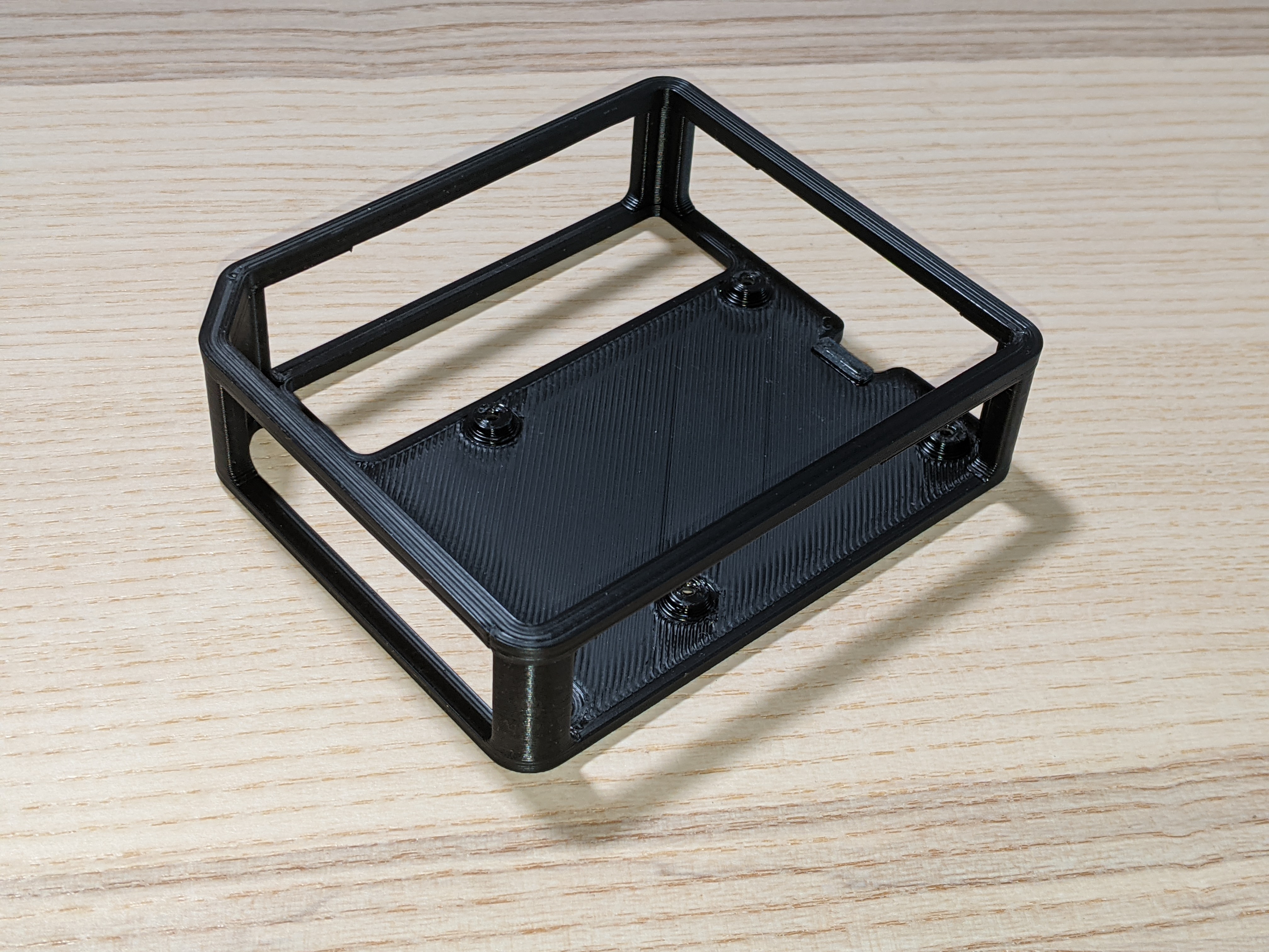 Miniatura 2 do modelo 3D Raspberry pi 4 + HyperPixel 4.0 square case