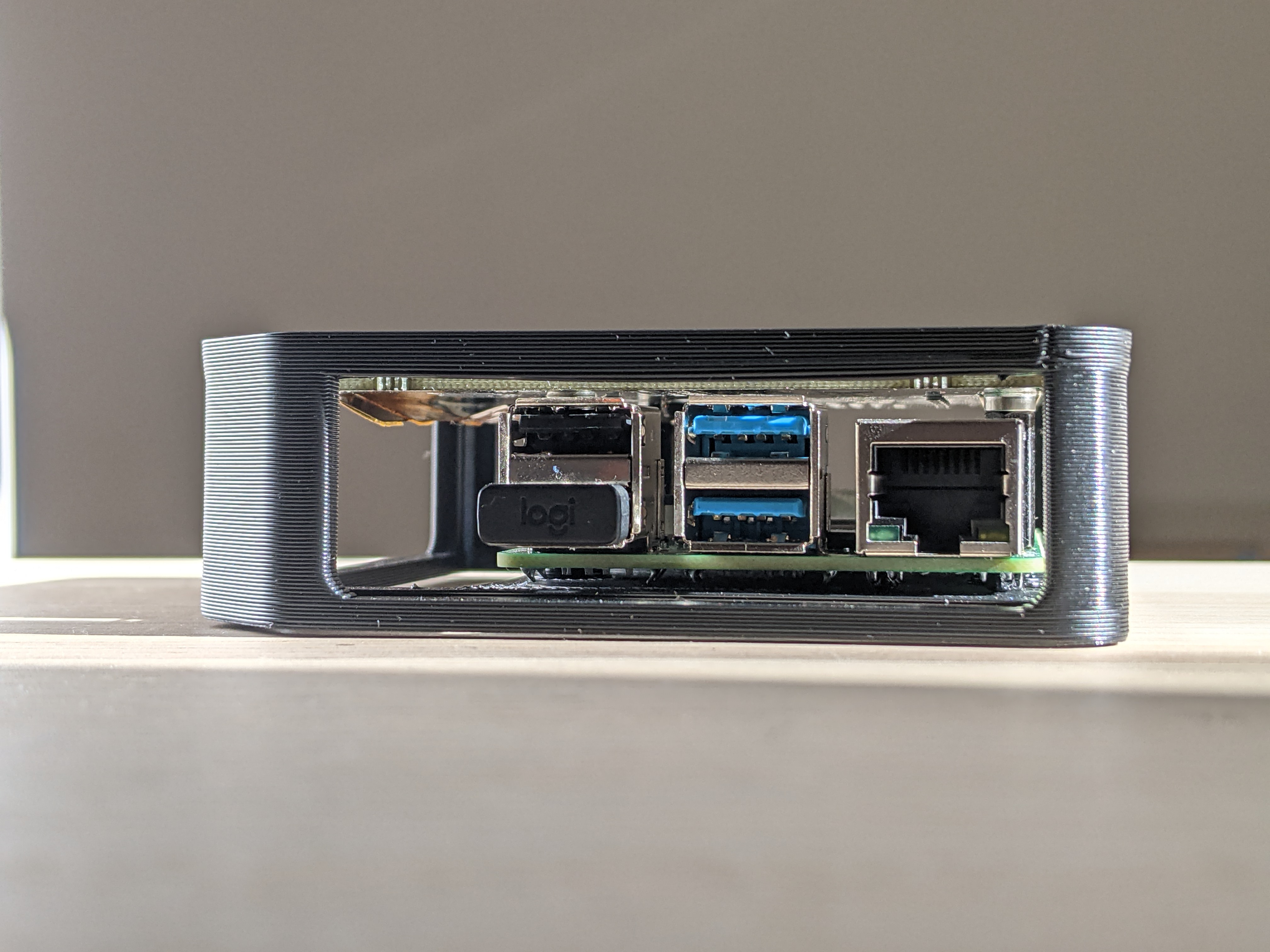 Raspberry pi 4 + HyperPixel 4.0 square case by Tom Ben | Download free ...