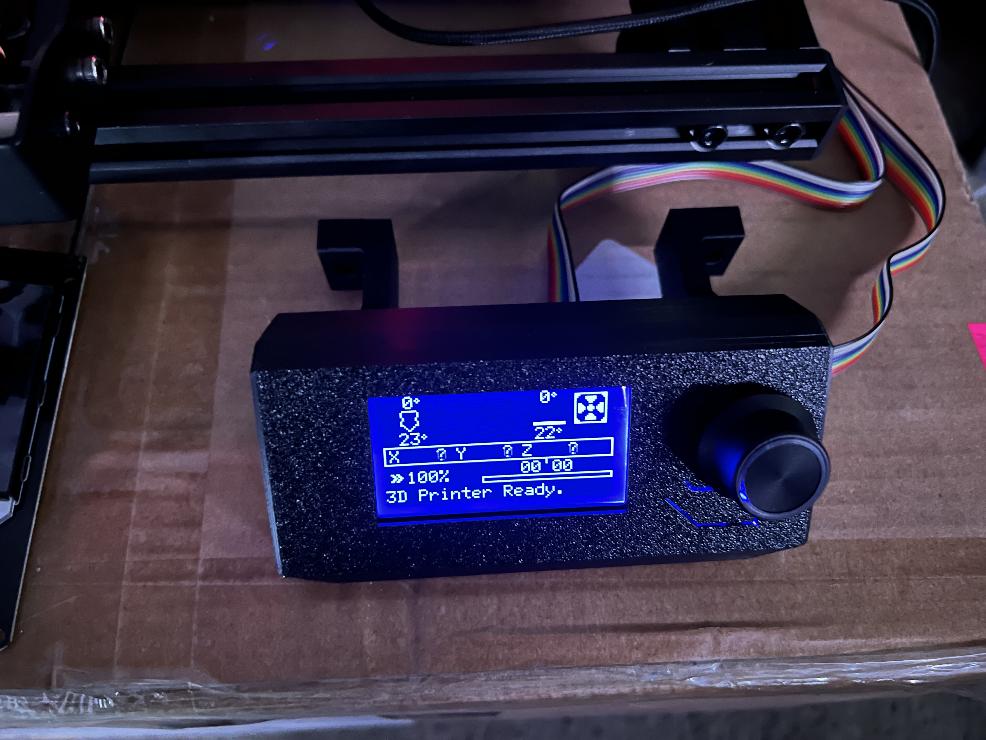 MKS Mini 12864 V3 Screen Cover and Supports