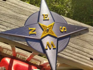 Yard Compass by Cats | Download free STL model | Printables.com