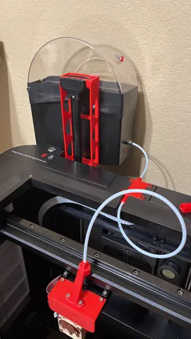 External Spool and Dry Box Hanger System for Qidi Printers