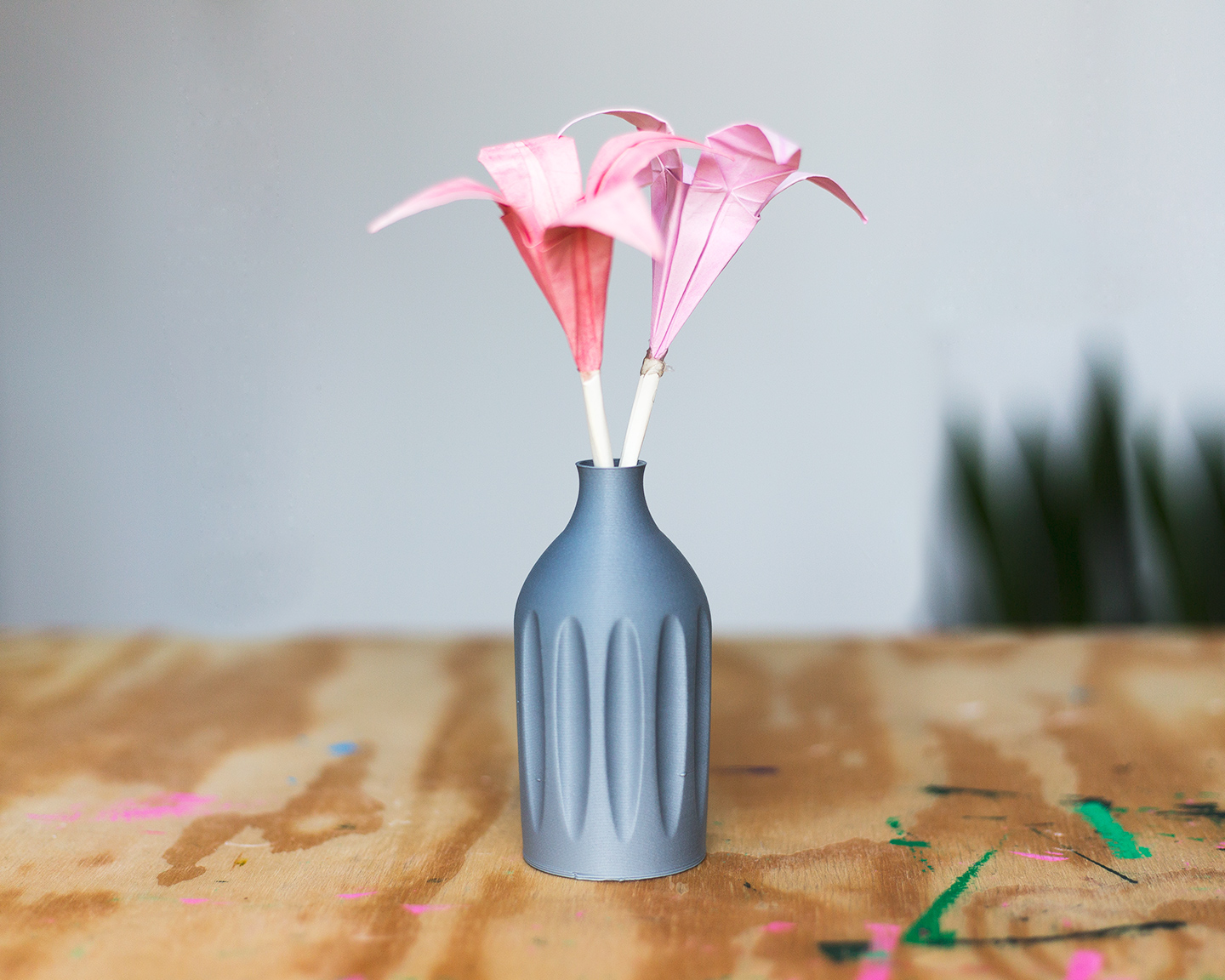 milk bottle bud vases (vase mode) by Catdad Download free