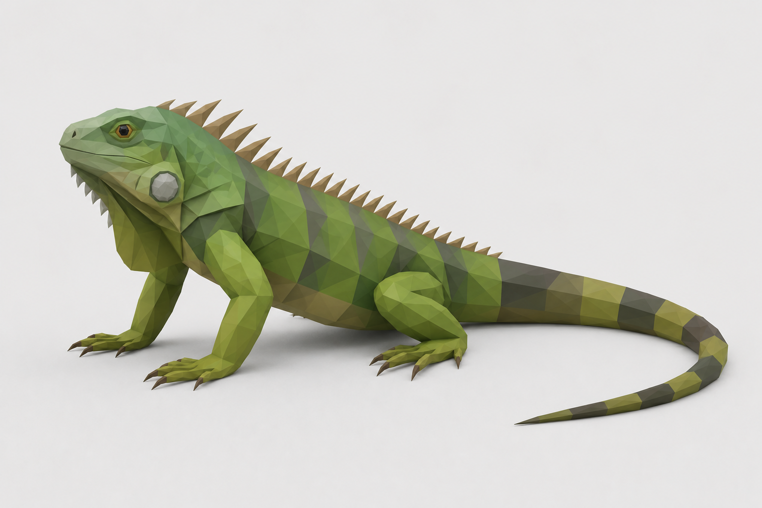 Low Poly Iguana