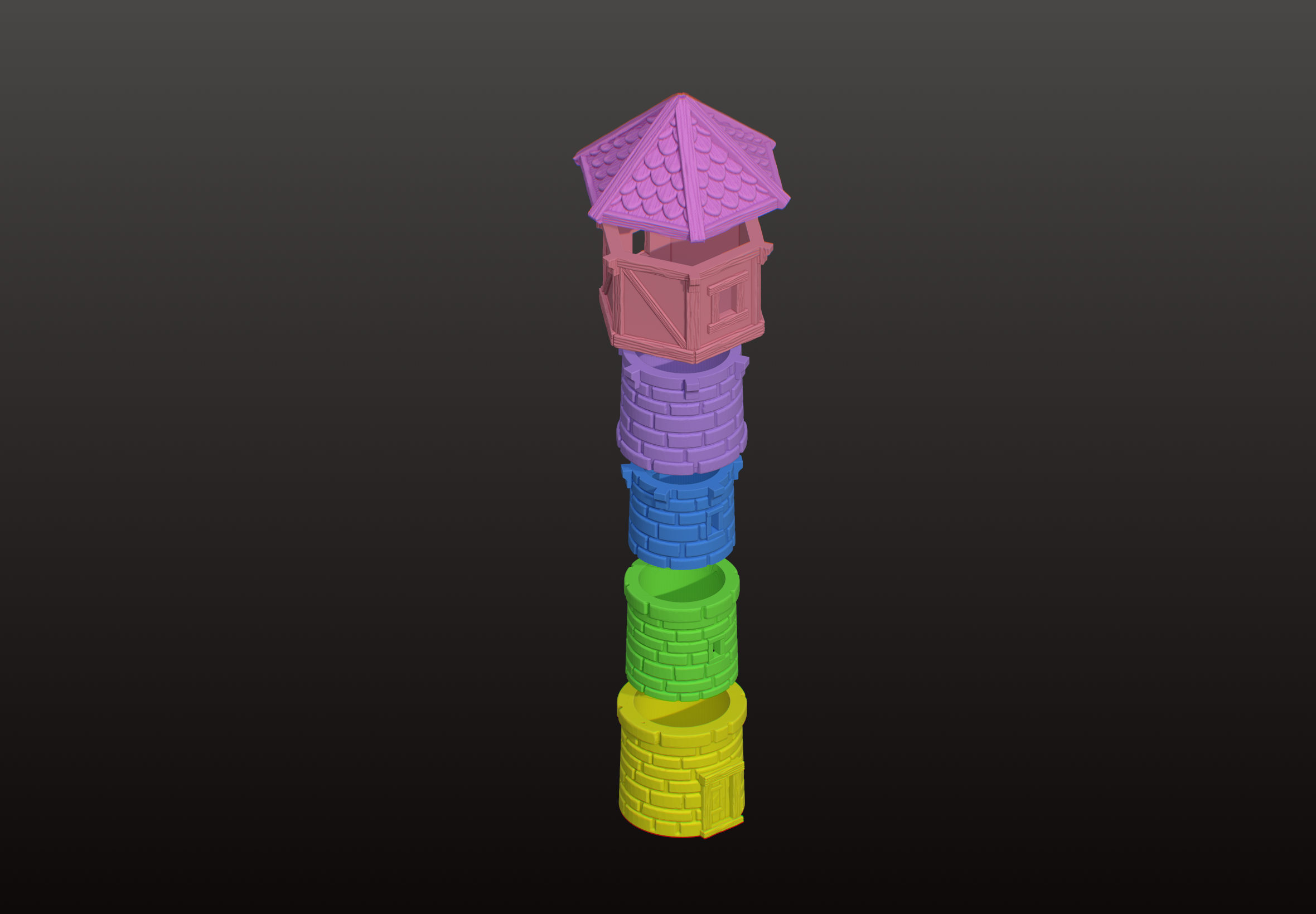 Wizard Tower - Medieval Stone Tower — thumbnail 2
