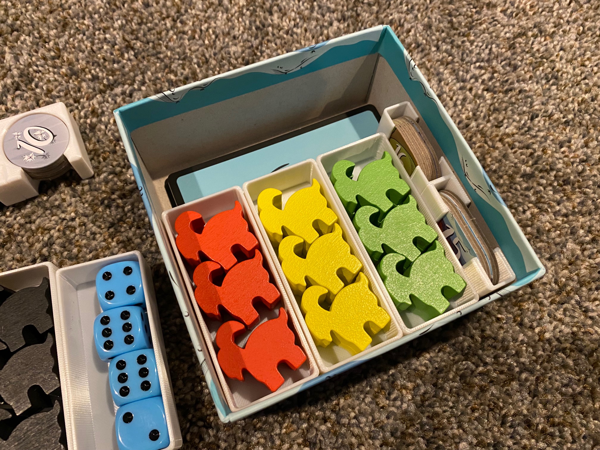 Mountain Goats Board Game Insert by tjdesign Download free STL model