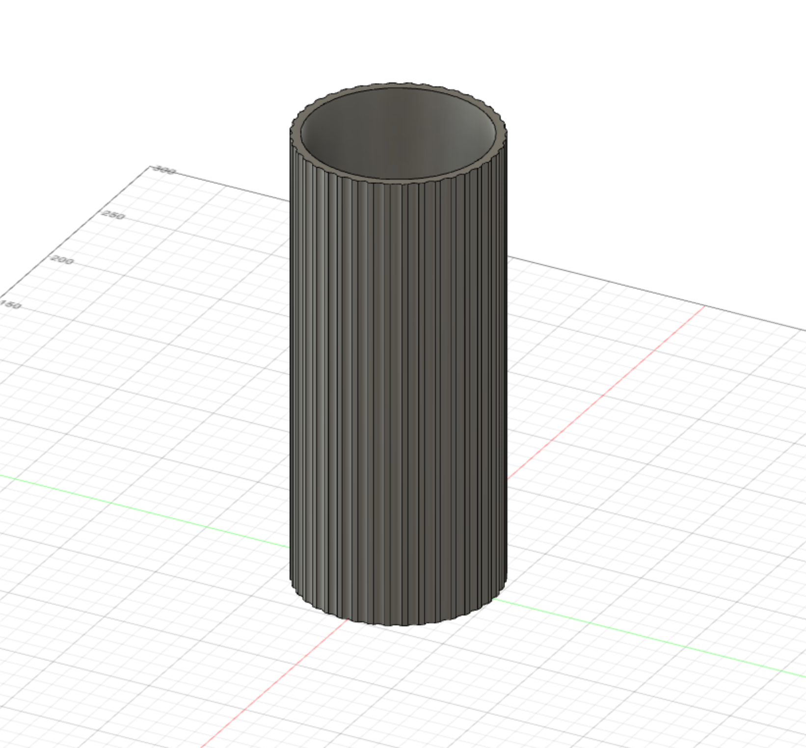 Vase textured Zylinder modern, minimalistic and chic
