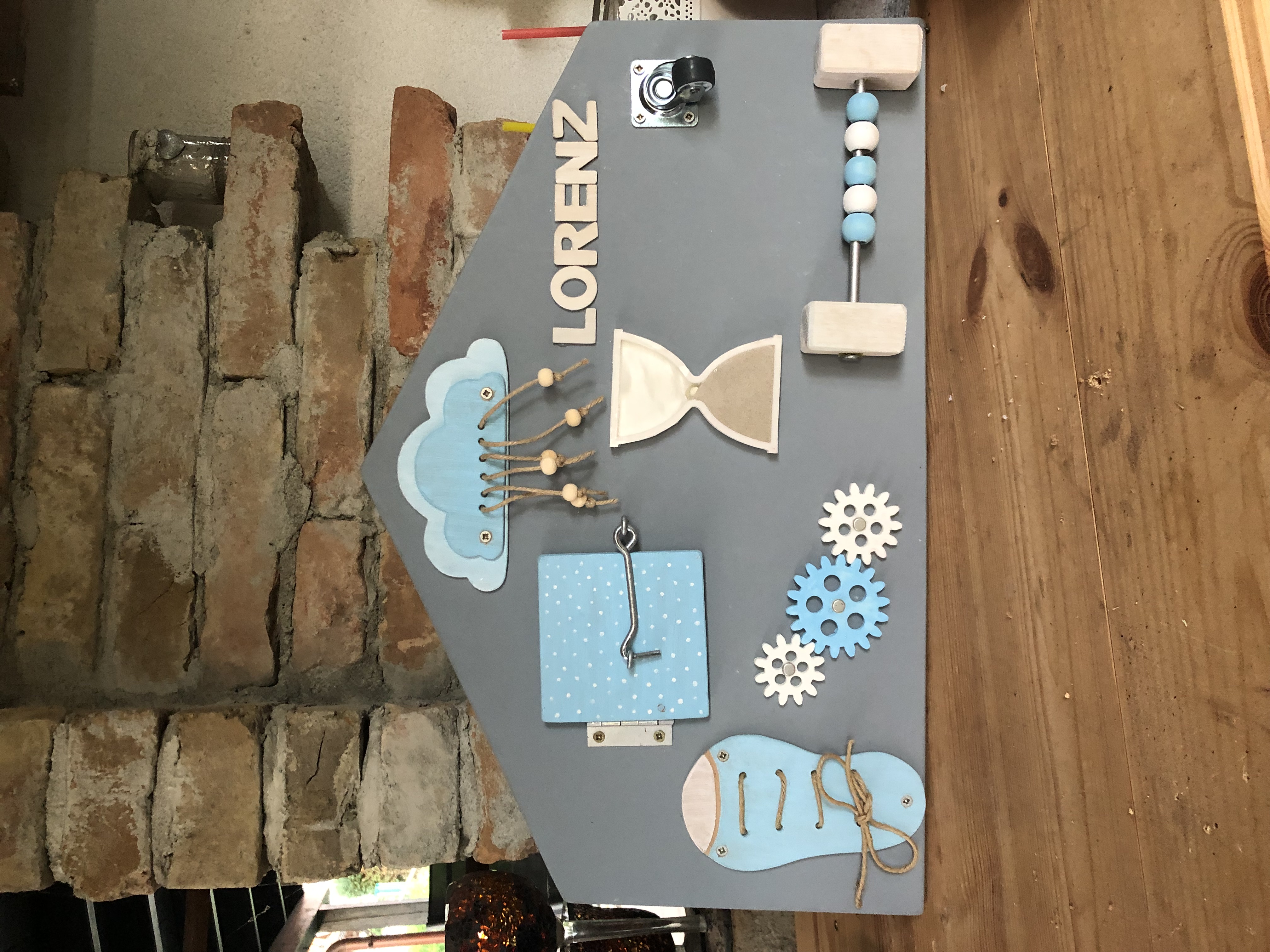 Gear set for activity board children play craft part
