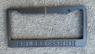 Blank License Plate Frame
