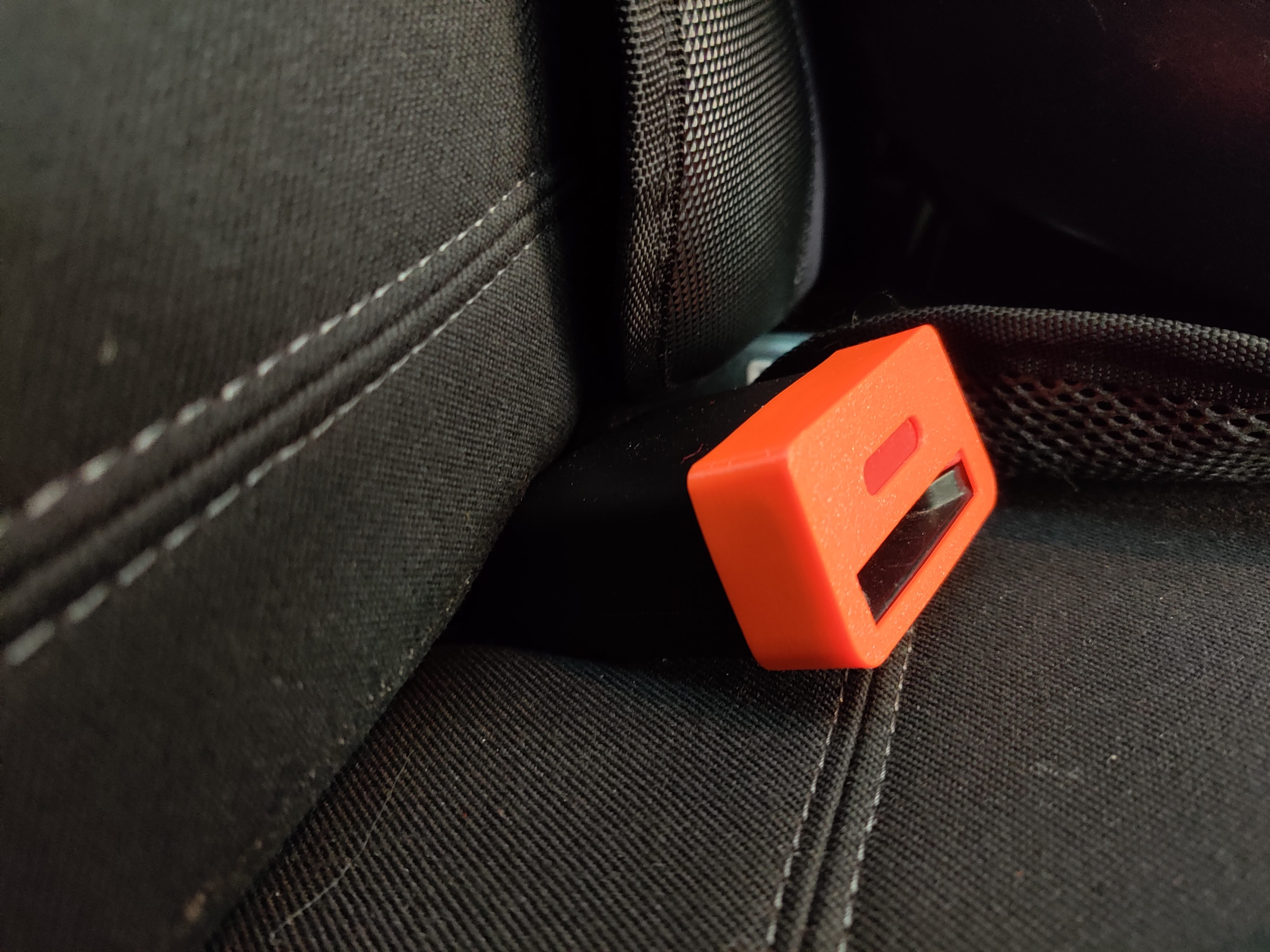Seat belt buckle cover by Peter_B Download free STL model