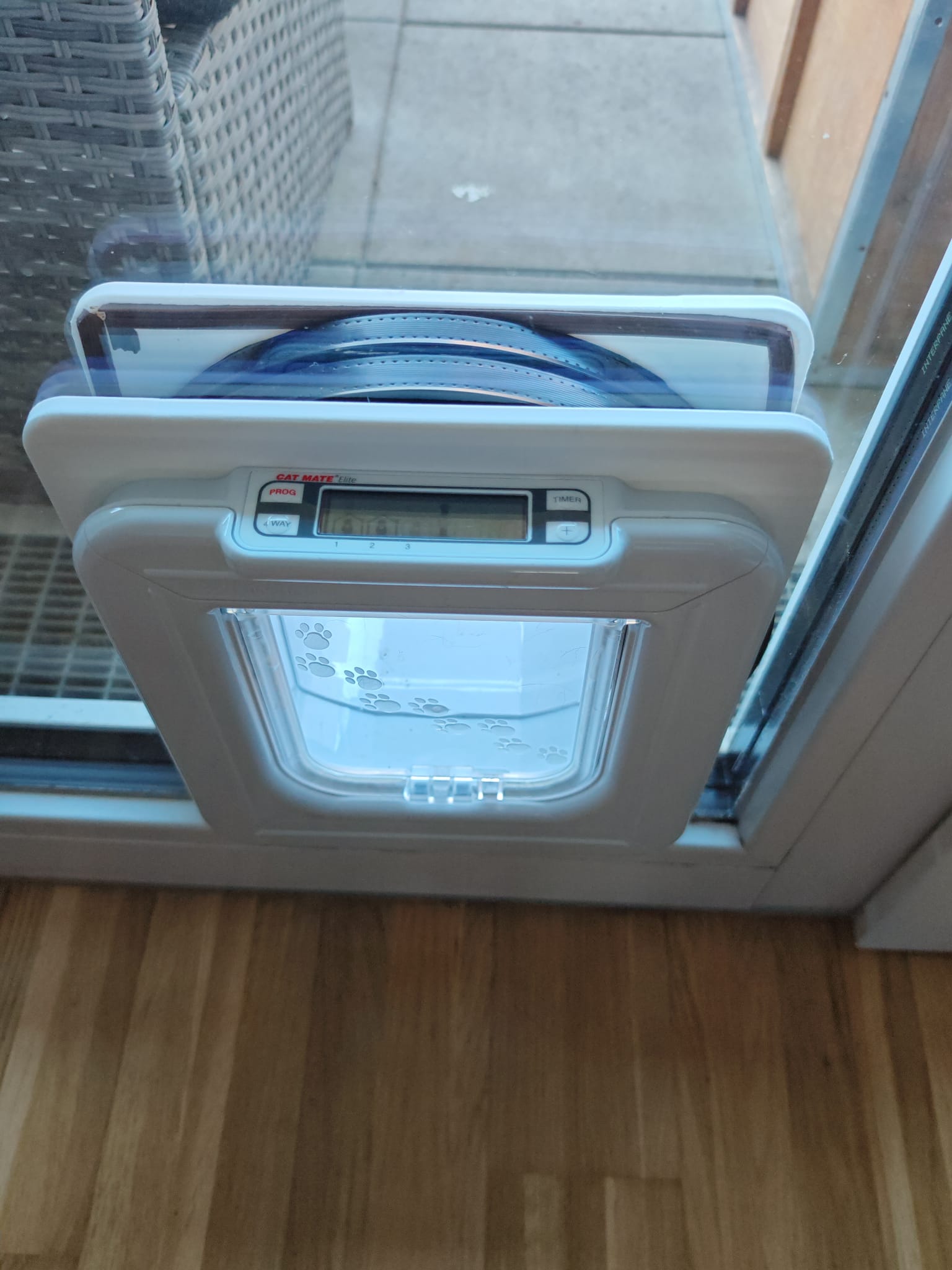Adapter Plate Rectangular for the Cat Mate Elite Microchip Cat Flap