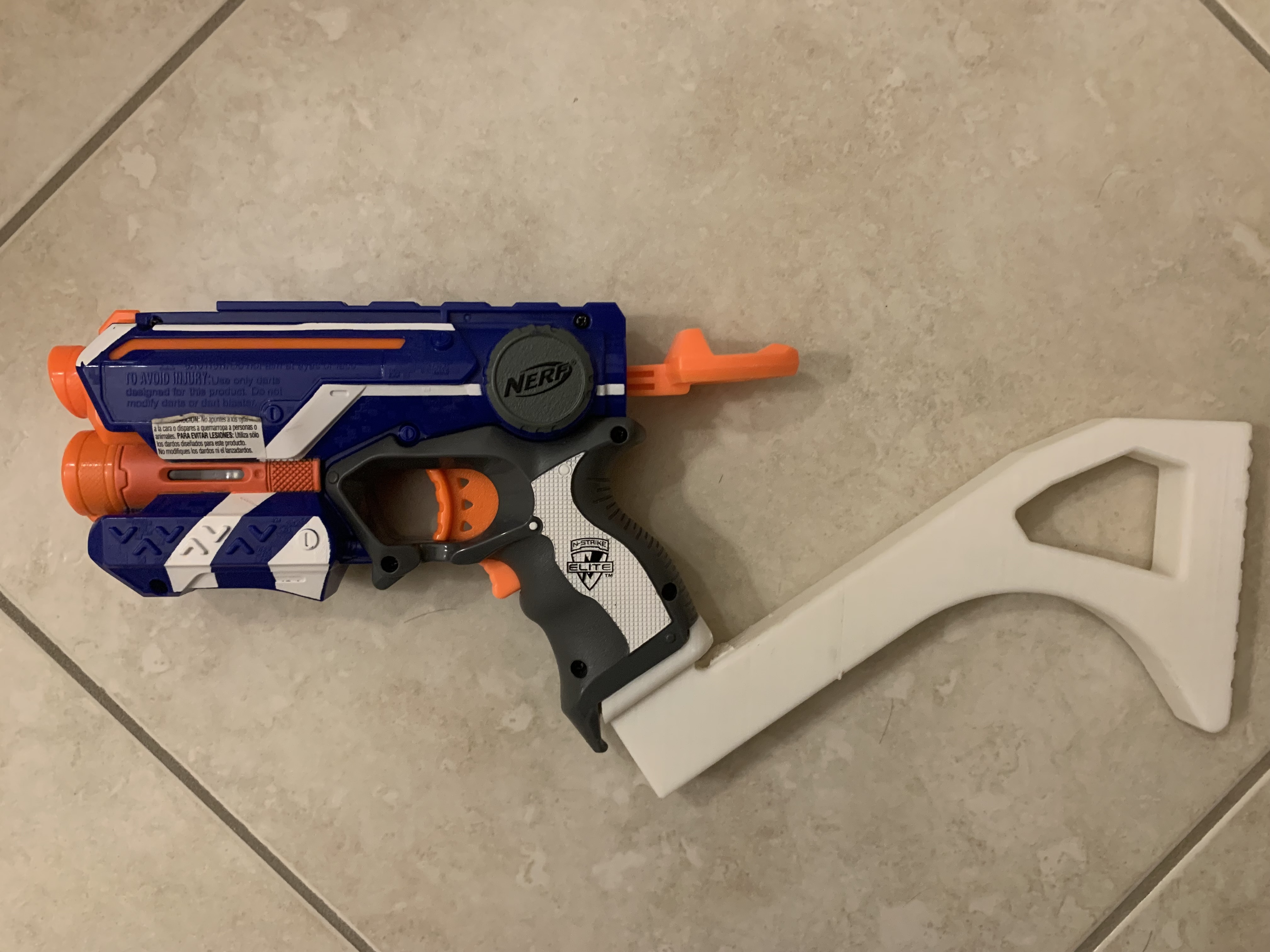 Nerf Firestrike Blaster Custom Stock