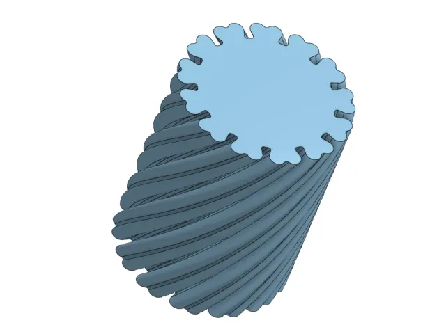 Spiral Heart Vase ( Vase Mode)