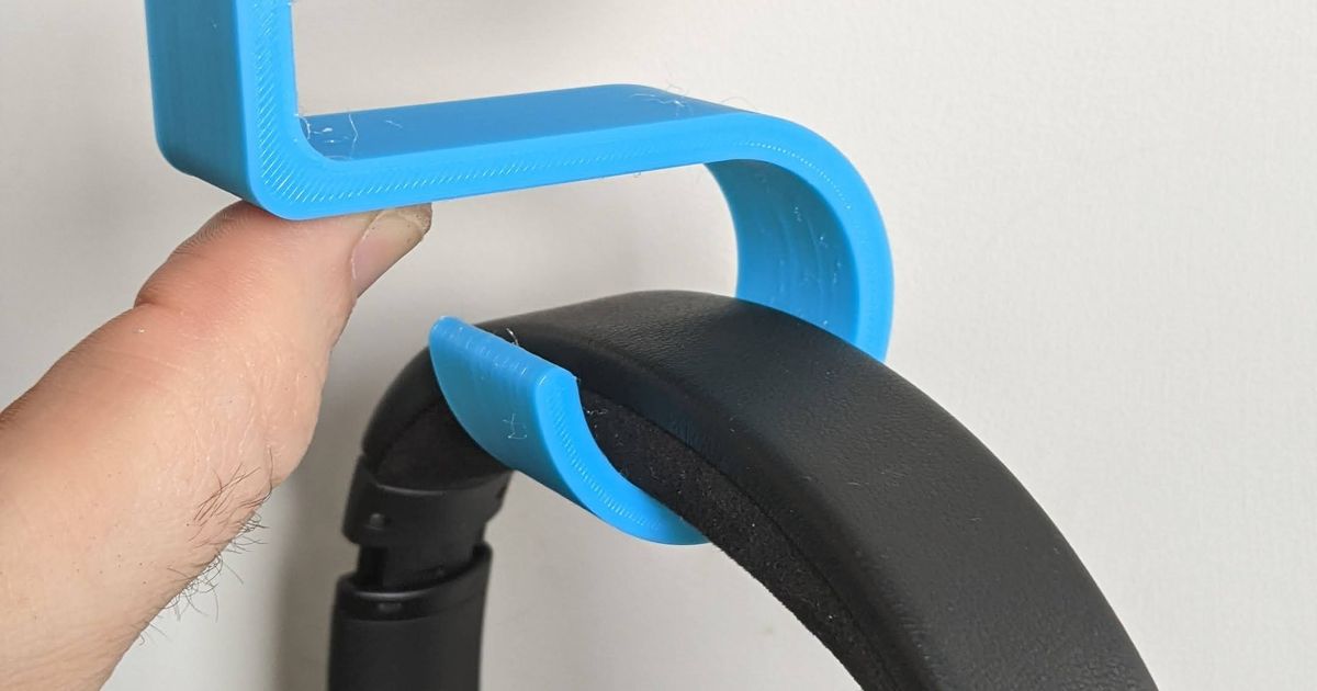 Headphone hook by Sam Download free STL model