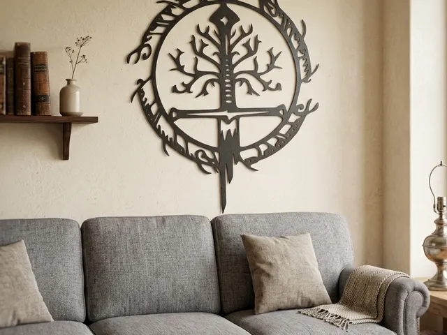 lord of the rings wall decoration.