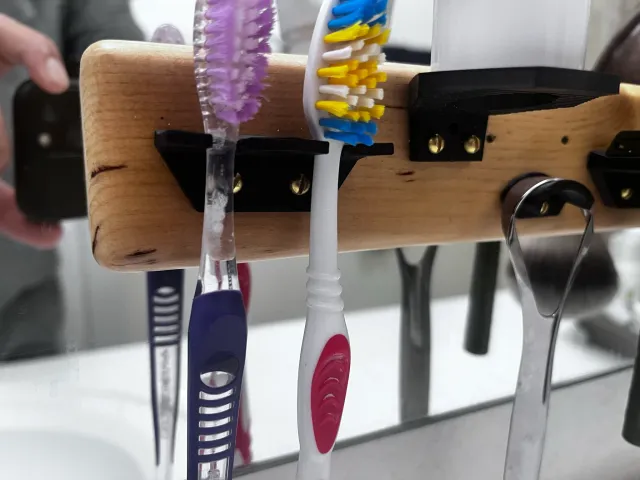 Dual Toothbrush Holder V2
