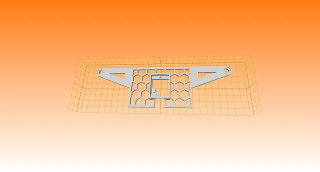 VESA mount - 200mm - HEXA plate WEMOS D1 mini