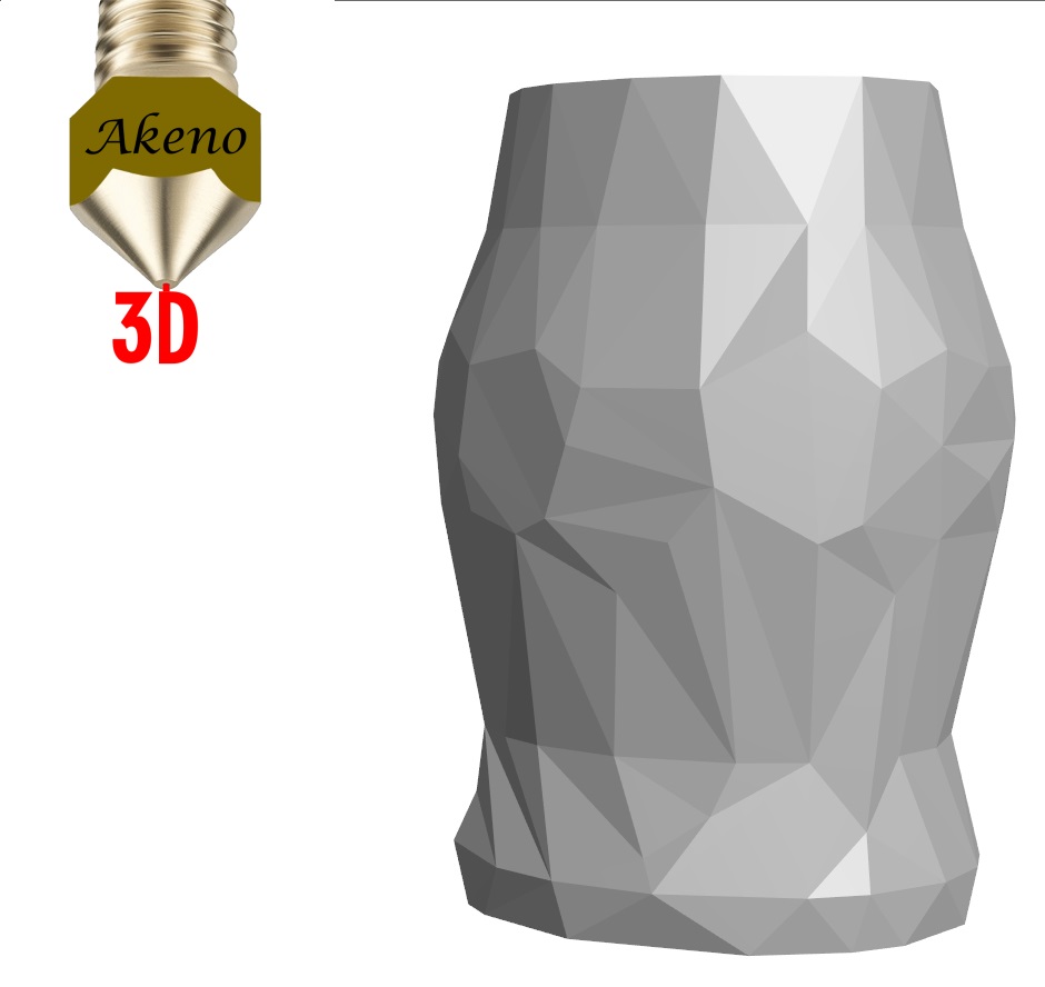 Low Poly Design Vase 9 (Vase Mode)