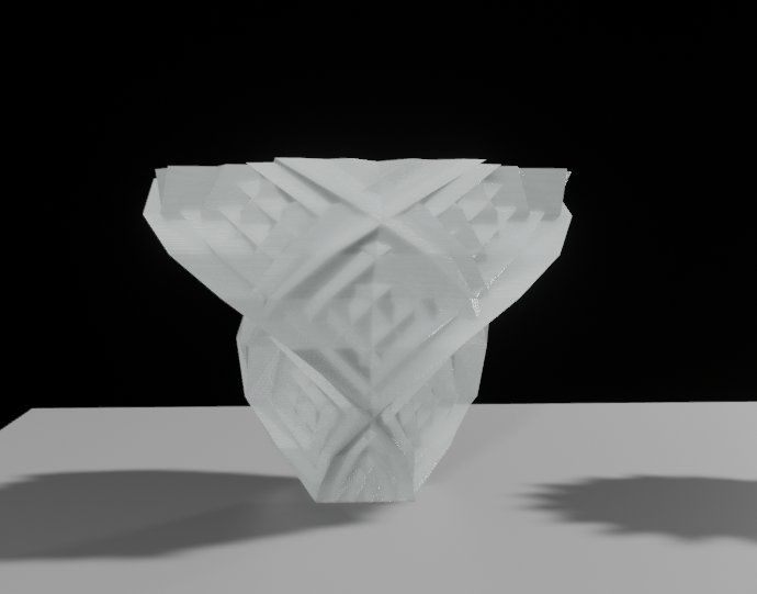 GZ crossed vortex vase