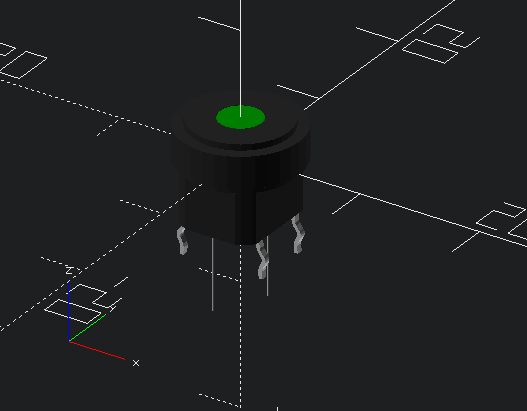 SPST PCB Mount Tactile Switch with LED