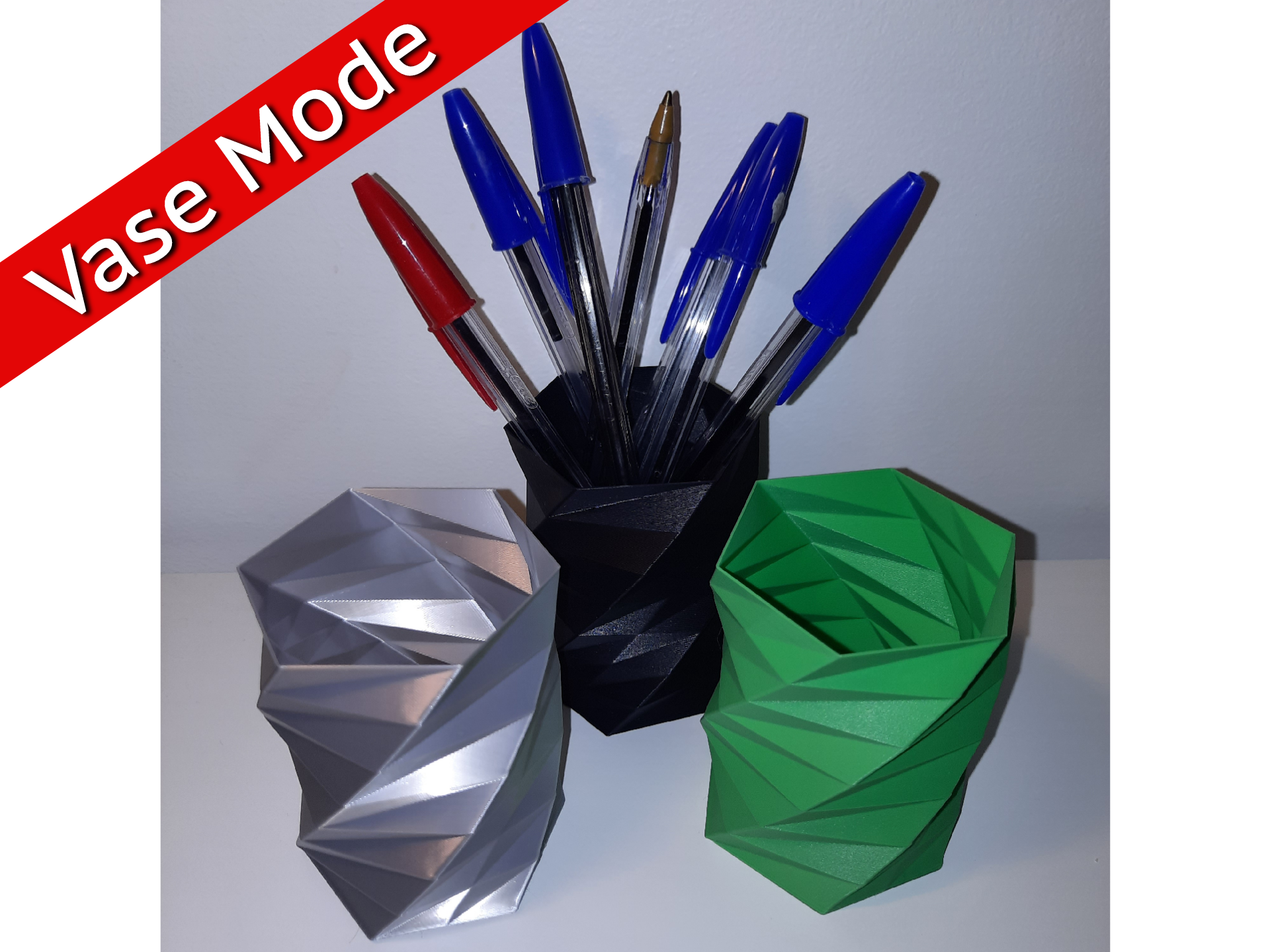 Twisted 6-sided Vase Mode