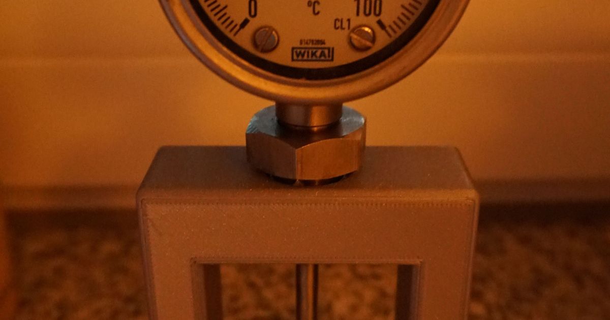 Wika room temperature gauge by Chris R Download free STL model