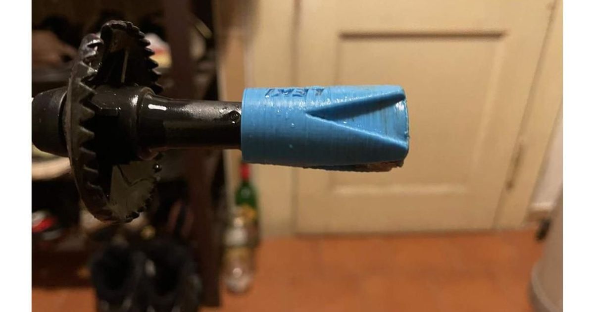 Ski pole ends (12mm diameter) by Jáchym Šťastný Download free STL