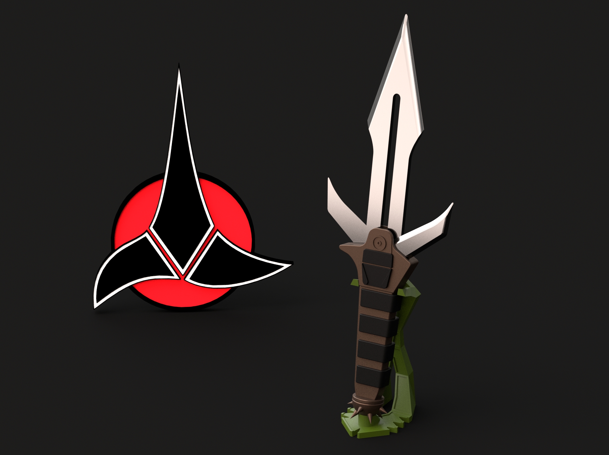 Klingon D'k tahg Knife Star Trek by 𝗨𝗻𝗶𝗺𝗮𝘁𝗿𝗶𝘅𝗥𝗲𝗱🪐🌠 Download free