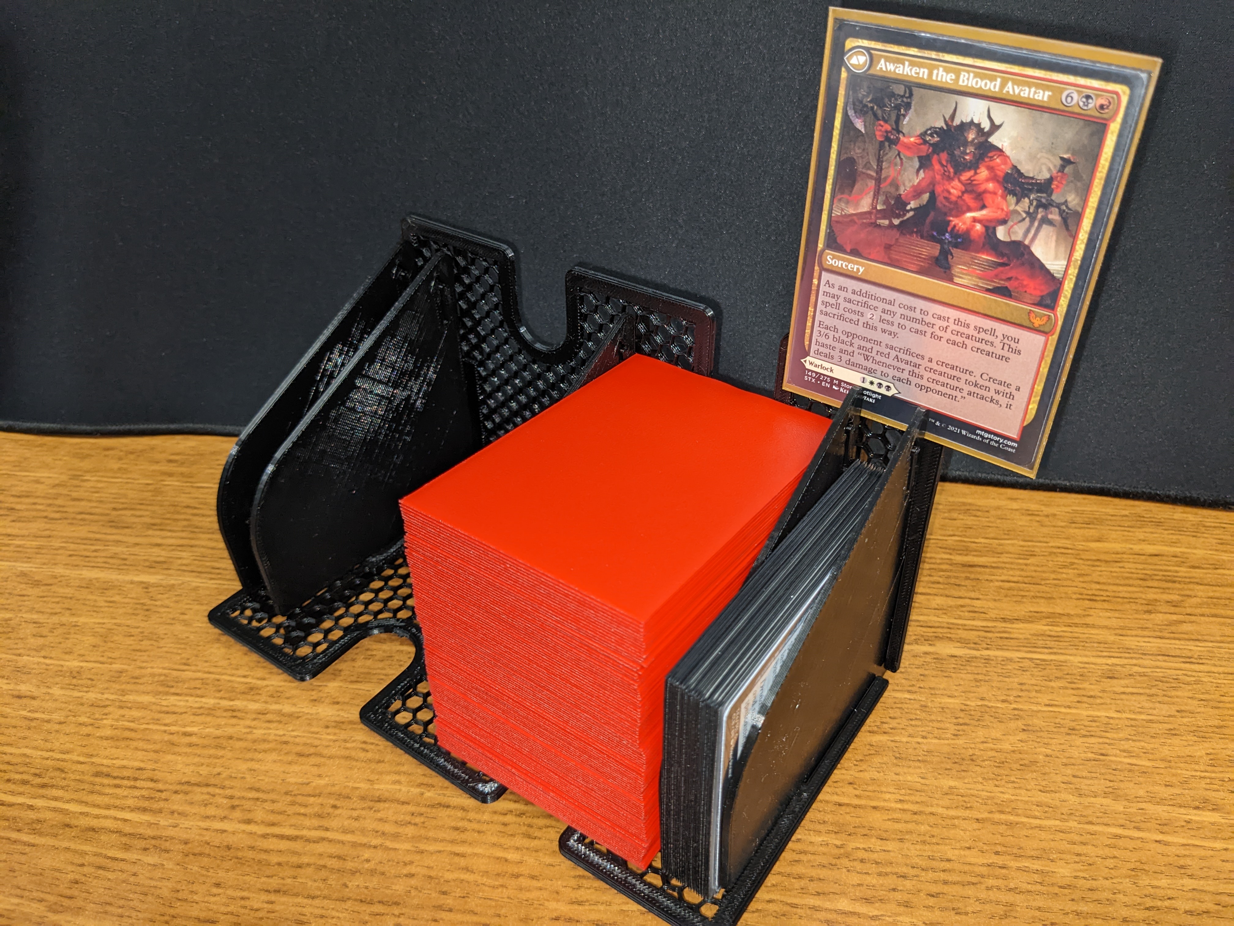 Flat Pack Deck/Card Stand - Magic the Gathering MtG EDH Commander by  FractalRift | Download free STL model | Printables.com