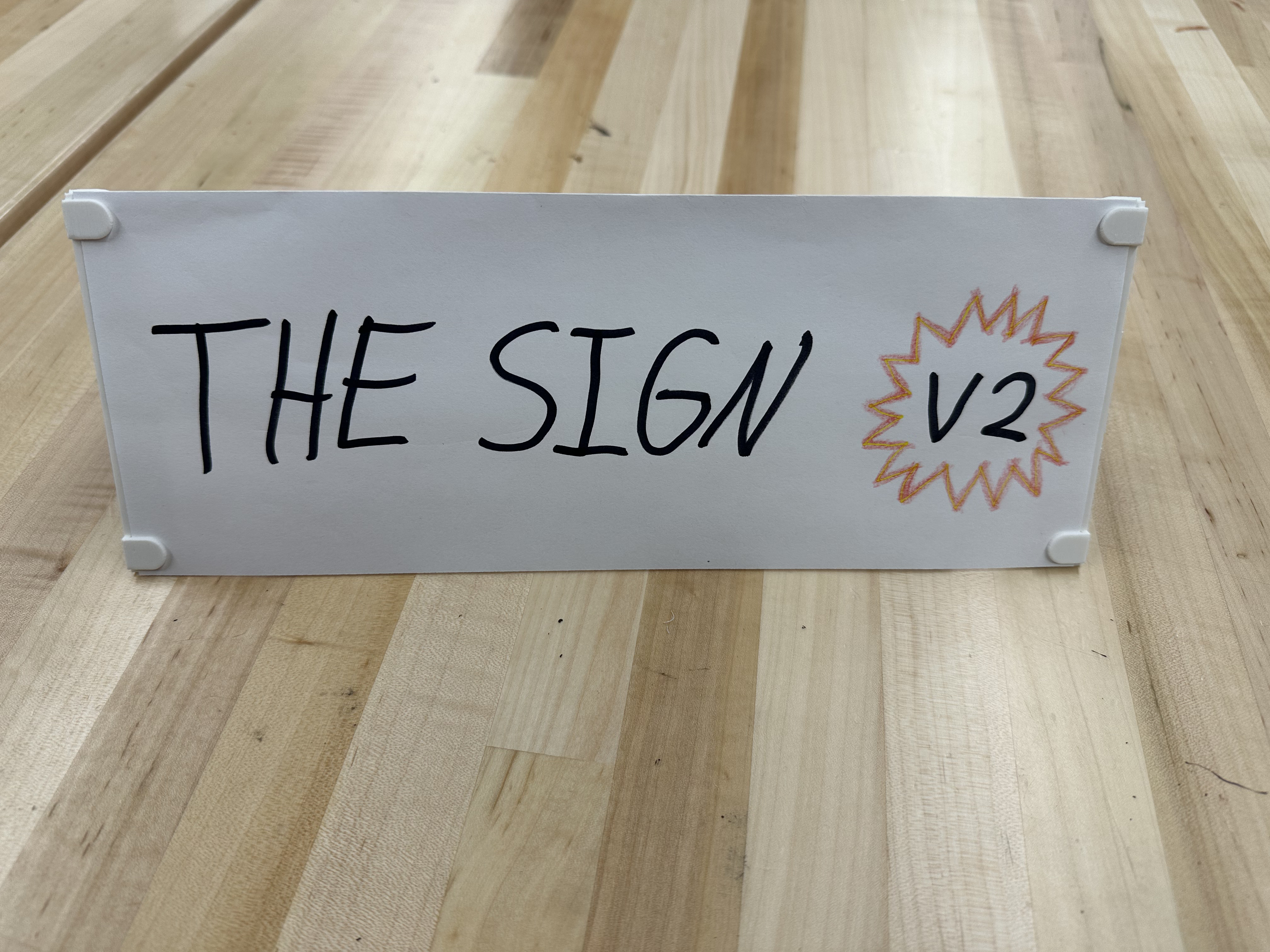 Paper Sign Stand v2