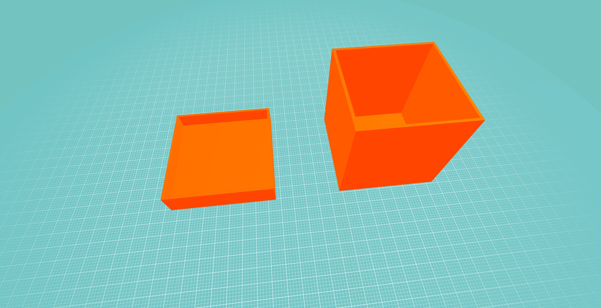 Just a box a simple box a box YOU NEED both Prusa emblem and blank