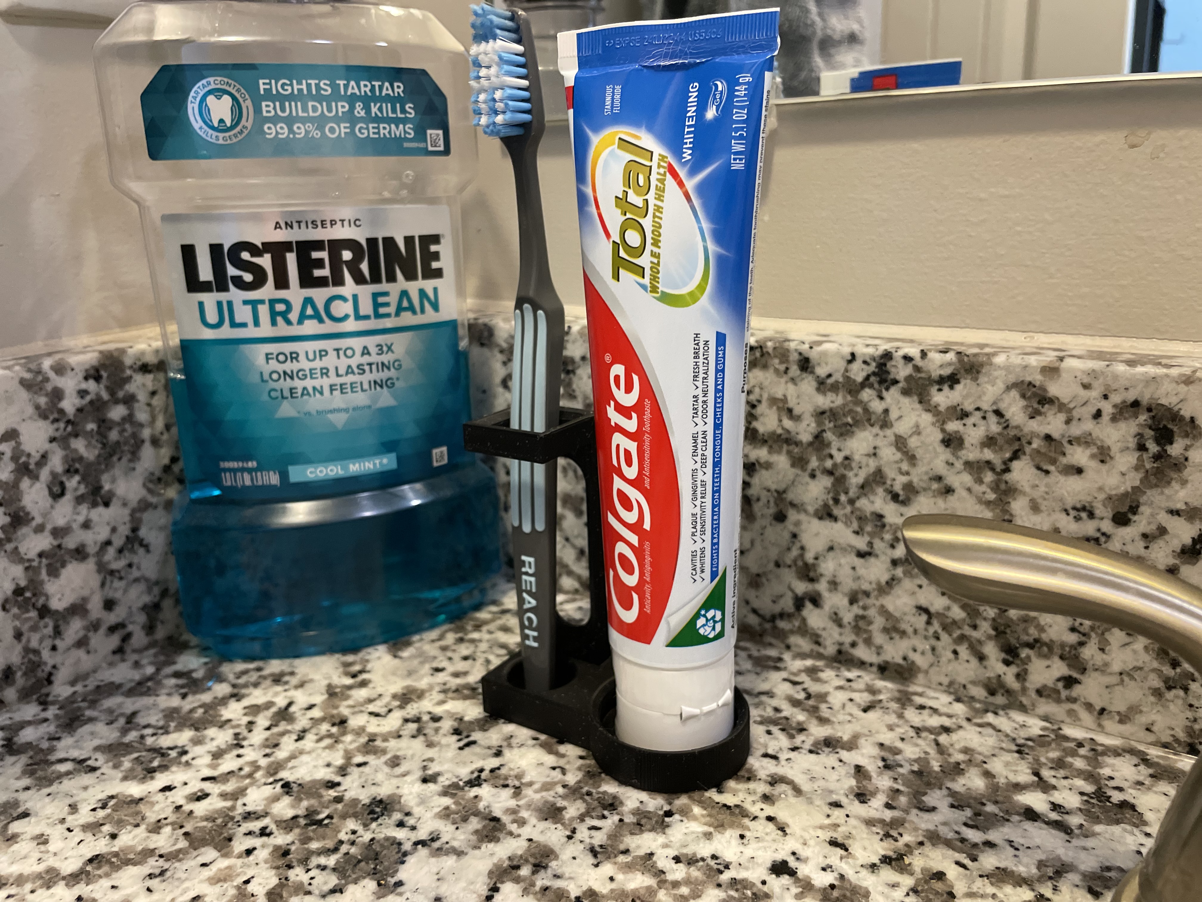 Tooth Brush and Paste Holder
