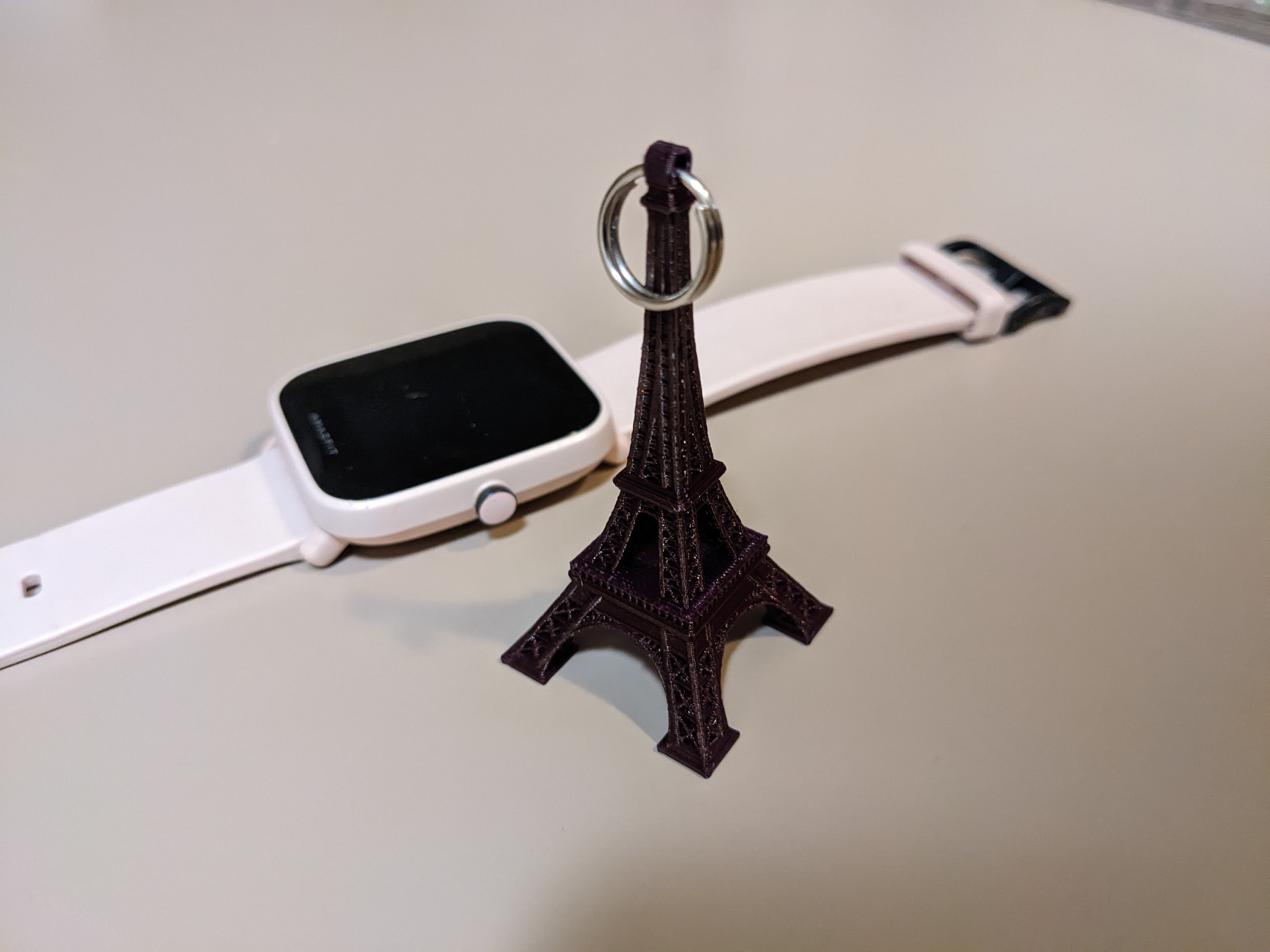 Eiffel tower keychain
