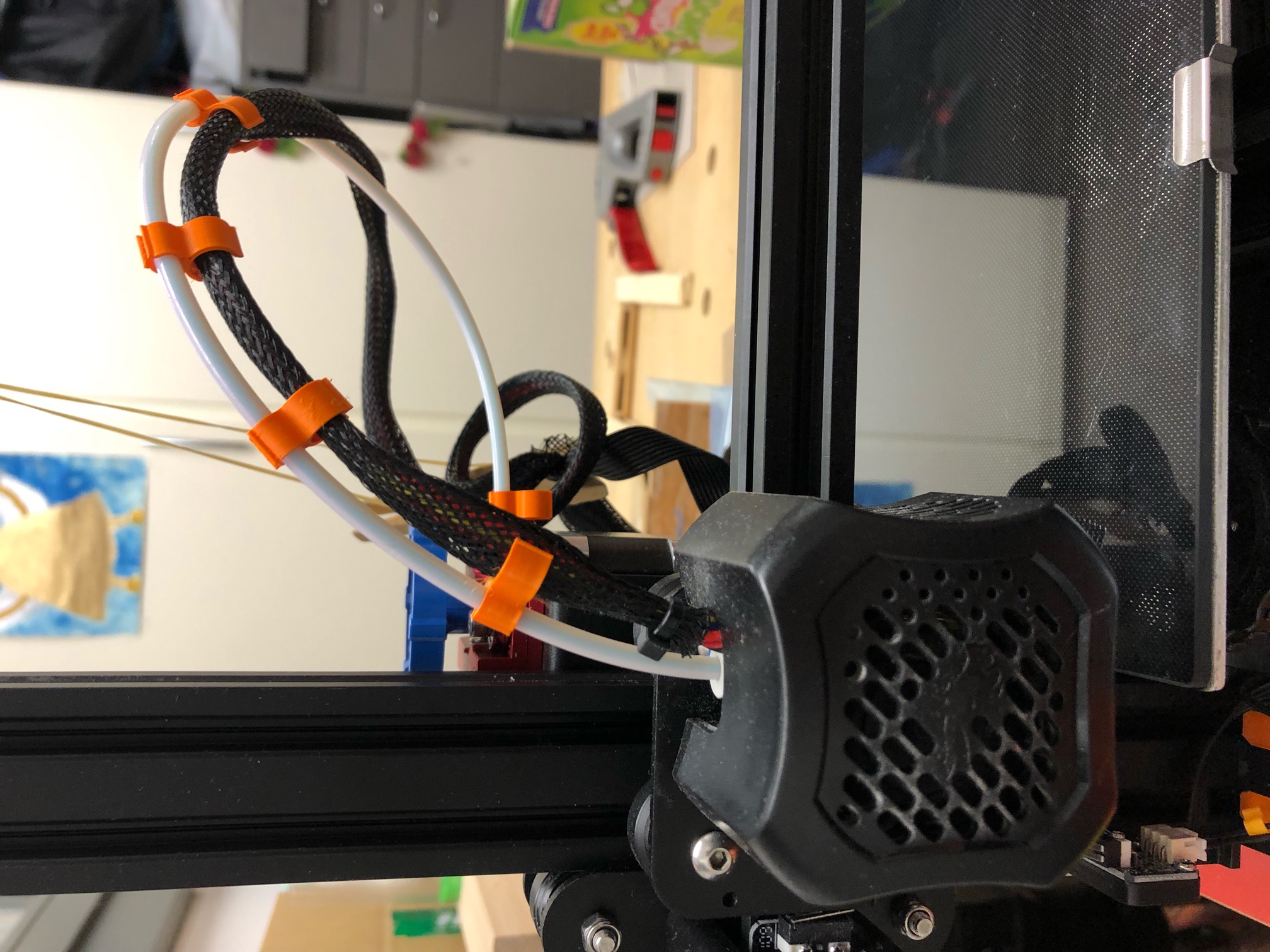 Cable organizer for Ender 3 V2