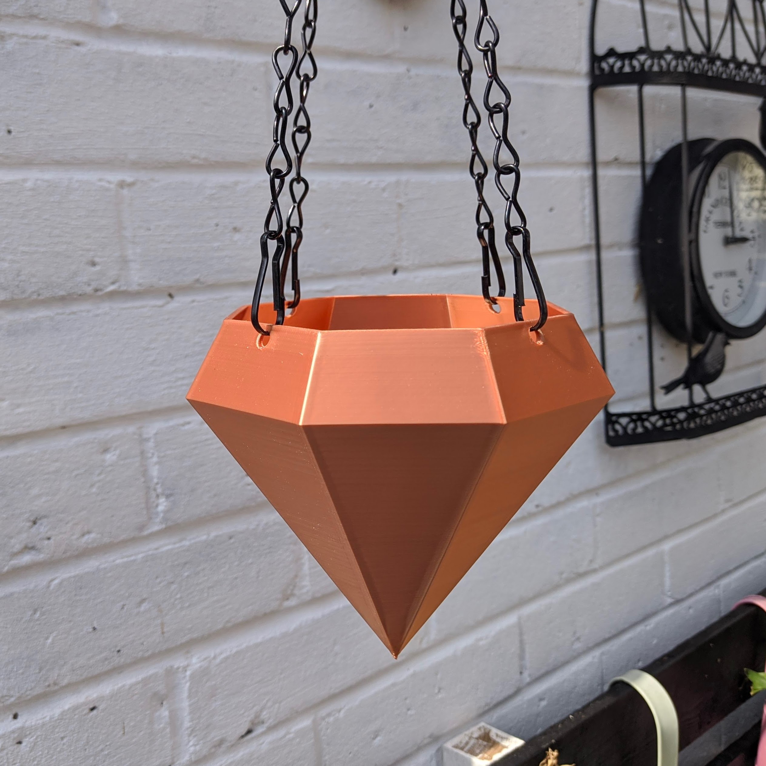 Diamond hanging planter by David Jones Download free STL model