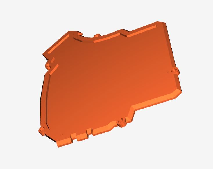 Dactyl Manuform 6x6 Better Bottom Plate