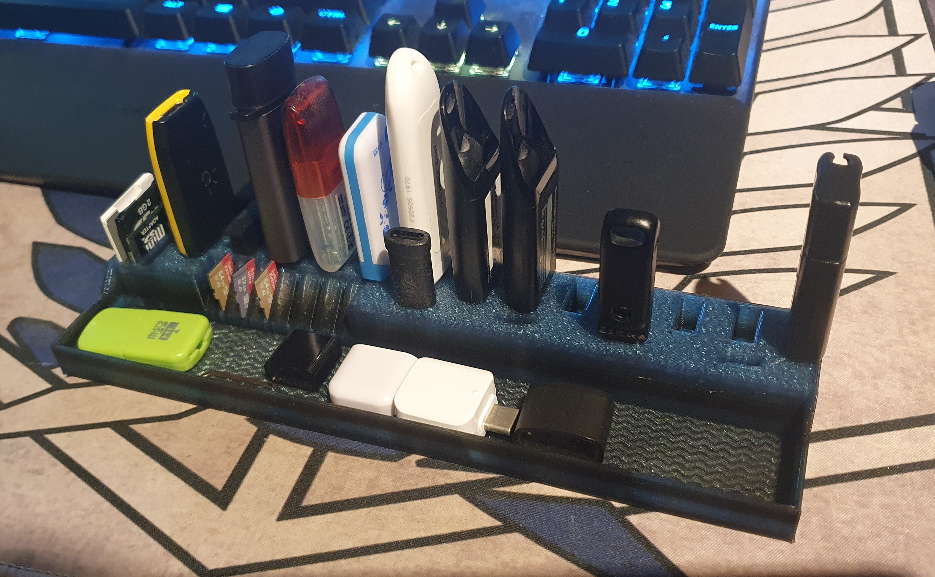 USB Stick and SD-Card Holder