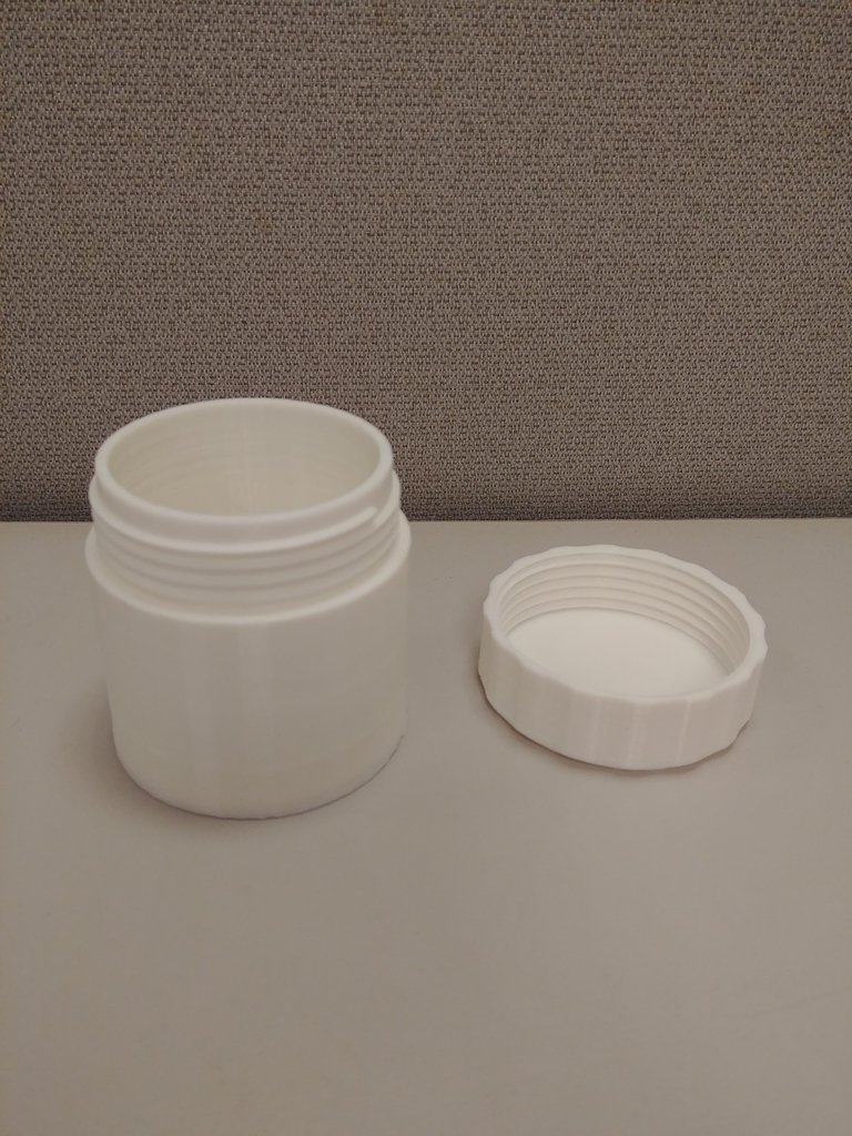 Container with cap
