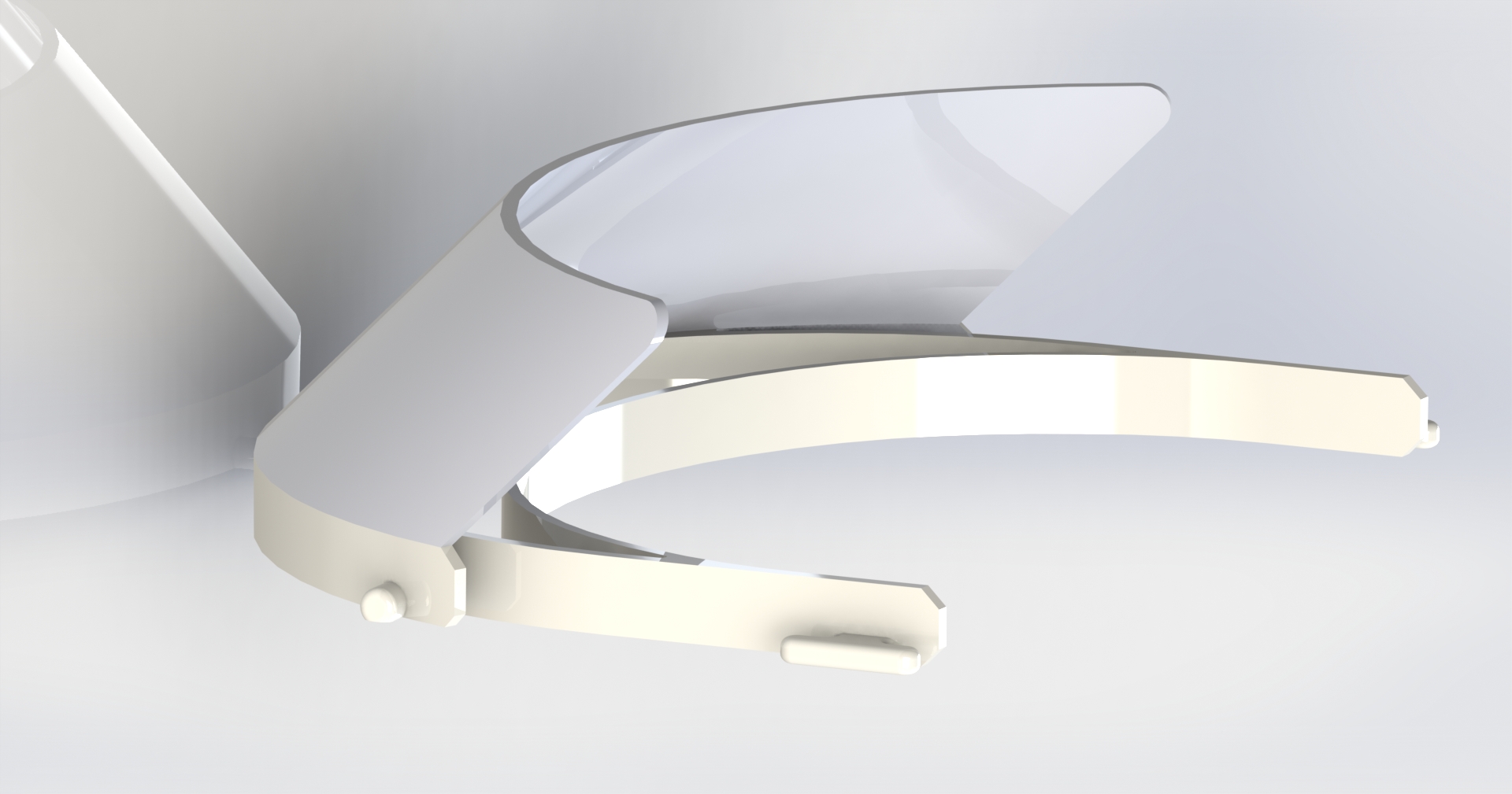 DtM-v3.1 Face Shield PPE, NO LOGO, Fixed Width, 3 Peg Version